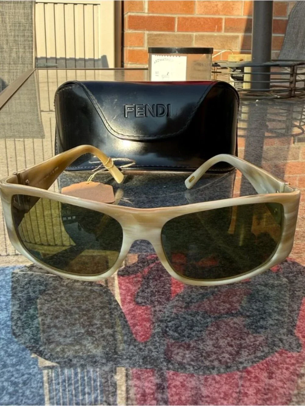 Fendi Y2K FS 1001M 264 125 Rectangular Shield Sunglasses